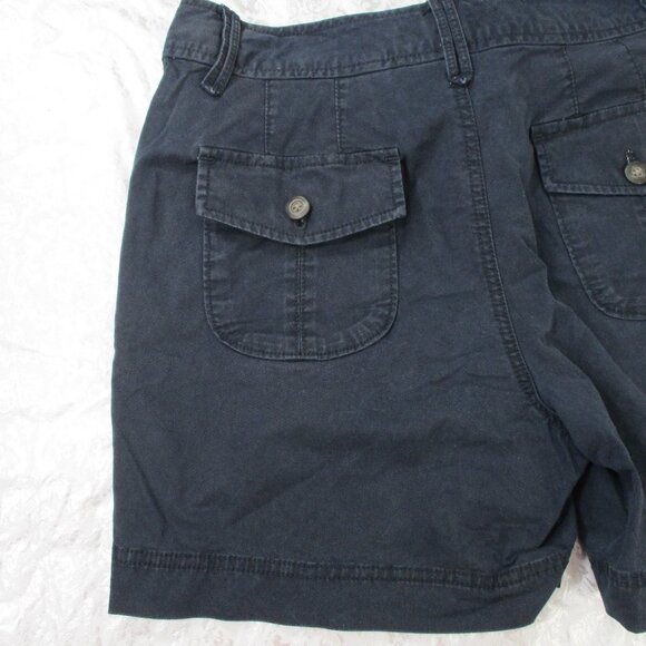 EDDIE BAUER Navy Blue Shorts Size 4 - Picture 7 of 8